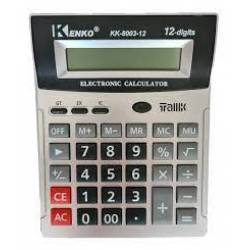 Maquina Calculadora 12Dig Mesa Grande kk8003-12