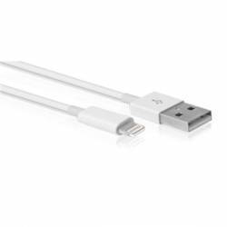 Cabo USB p/ Iphone Ipod/Ipad/Ipad Lighting Fast Charge Branco