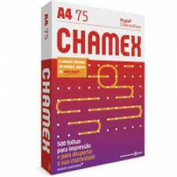 Papel A4 75g 500fls Resma Premium Branco Chamex