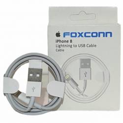 Cabo USB p/ Iphone 8 Ipod/Ipad/Ipad 1.mt Fox Conn Dany