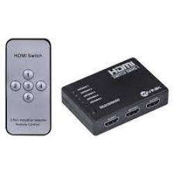 Swtich Chaveador Splitter HDMI 5 Entradas x 1 Saida 3D 1080p 1.4  c/Controle GvCBH362
