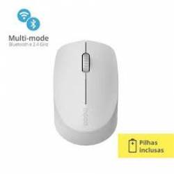 Mouse Sem Fio Usb Optico s/Fio Bluetooth e 2.4Ghz Branco mLtRA010 Multilaser