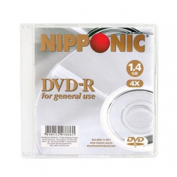 Midia Dvd-R 1.4gb Mini c/Cx sling Nipponic