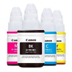 Refil Kit 4 tintas Canon Original Pixma GI-190 Preto,Magenta,Cyan e Yellow Compativel