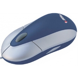 Mouse Usb Optico Prata/Azul 1541**X