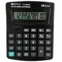 Maquina Calculadora 12Dig Mesa ps-8880b Hoop