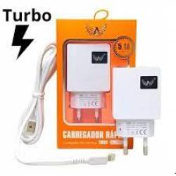 Carregador iPHONE p/Celular e Divs c/2 USB 5.1A Turbo Al9307- 5G lTM