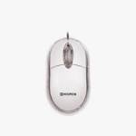 Mouse Usb Optico Essencial HMs035b Branco Hoop