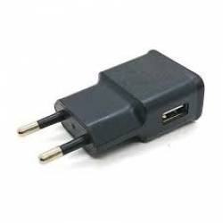 Carregador Plug USB 2A Portatil de Parede 2 Pinos Celular e Outros Preto Oem