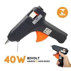 Pistola Cola Quente Grossa 40w Rápida Bivolt