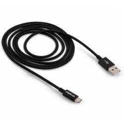Cabo USB - USB-C 1,5m Nylon Preto EUAC 15NP Intelbras