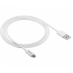 Cabo USB Micro B 1.2M PVC Branco EUAB12PB Intelbras