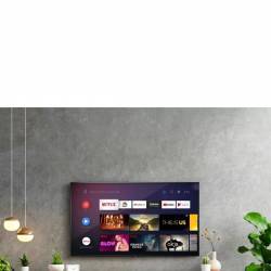 TV 32 Pol Smart Design sem bordas, Google Assistant e Android TV com Bluetooth KDG32 Konka