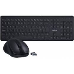 Combo Teclado e Mouse Intelbras CSI50  - Sem Fio Preto Intelbras