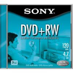 Midia Dvd+RW 4.7gb Regravavel c/Cx Sony