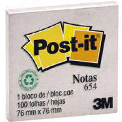 Bloco Notas Posti-It 76x102mm Reciclado 657