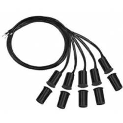 Conjunto Sensor Magnetico  c/Fio  XAS Embutir  Black -5PC Intelbras