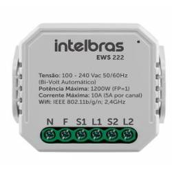 Interruptor Controlador de Cargas Wifi 2/2 EWS 222 Intelbras