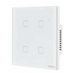 Interruptor Elétrico Smart Wi-fi Touch EWS 1004 BR Intelbras