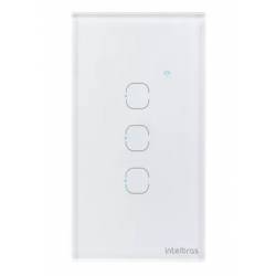 INTERRUPTOR SMART ZIGBEE TOUCH 3 BRANCO EZS 1003 Intelbras