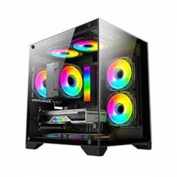 GABINETE GAMER CG-QN24 PRETO K-MEX