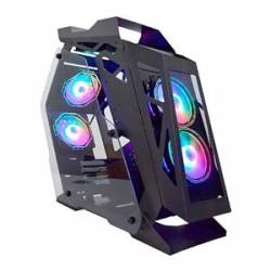 GABINETE GAMER K-MEX CG-01PQ PRETO K-MEX