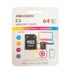 CARTAO MICROSD HIK 64GB C1 NEO C/ADAPT HIK SEMI