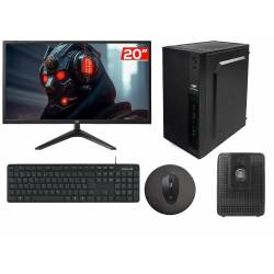 COMPUTADOR Intel i5, com 8Gb/SSD256Gb,Monitor 20 Pol,Teclado,Mouse e Prot. 330v Conf5 Obs. Ligar em 110v C3T (PROMOÇÃO)