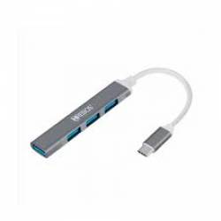 Hub Tipo C c/4P USB 3.0 Slim HB015 Luc