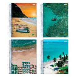 Caderno Espiral 96 Folhas 1/8 On Fleek 74917 Flex Jandaia