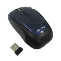 Mouse Usb Optico s/Fio Preto/Azul Ld7198