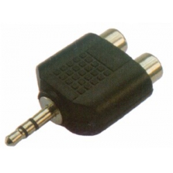 Adaptador Audio P2 1M/F 2RCA Mini-Jack Cb552