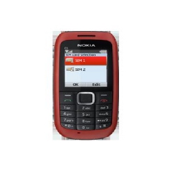 Celular 2Chips Nokia Quad C1-00 Vermelho
