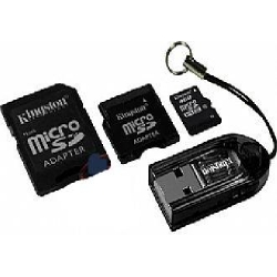 Pen-Drive 4gb+Memoria MicroSD c/ADap Kings