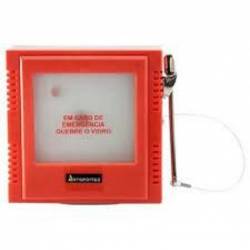 Caixa de Emergencia Quebra Vidro c/Botão emulador