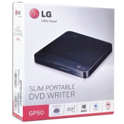 Drive Gravador Dvd/Cdr USB Externo Preto LG