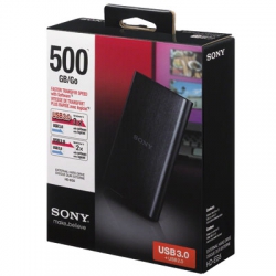 HD Disco Otico 500gb Ext 2.5 USB 3.0 Preto Sony
