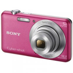 Camera Digital Sony 16.1mp 5x DSC-W710 4gb rosa