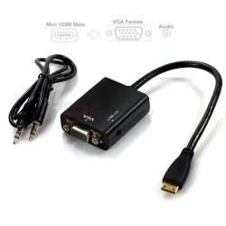 Conversor Monitor/TV Mini/Hdmi MxF VGA + Audio JCA-92 R4CBH559