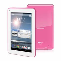Tablet Multilaser 7p Tela Dual Core 512mb 8gb Expansivel SD 32gb Wi-Fi mltNB118 Roseo