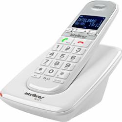 Telefone Sem Fio s/Fio c/Ide Chamadas Ts63V Branco Intelbras