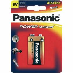 Bateria 9v Pilha Alcalina Panasonic