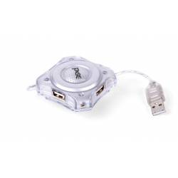 Hub 4P USB 2.0 Transparente psc01828