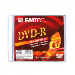 Midia Dvd-R 4.7gb c/Cx Sling Emtec