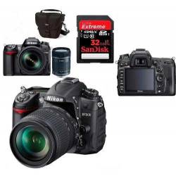 Camera Digital Nikon Semi-Profissional D3200 c/Lente 18-250MM c/Bolsa e 32Gb Classe 10