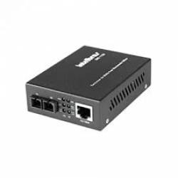 Conversor de Fibra Ethernet Rj45 p/Fibra Optica Mono 20km KFS1120 Intelbras