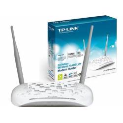 Wireless Roteador/Modem e Swith 3x1 300mbts 10/100Mb TD-W8961ND TP-LINK