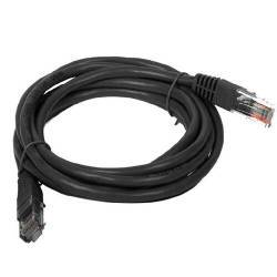 Cabo de Rede c/4.5mts Cat5 PRETO RJ45 M/M Micro/Swit/Rot Patch Cord PRETO CBR.556 Coem