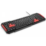 Teclado Usb Multimidia Gamer Red Keys mLtTC160 Multilaser