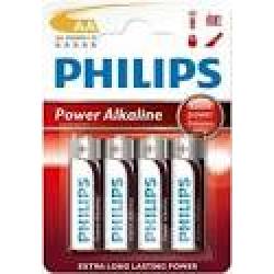 Pilha AA 2A Alcalina 4uds Philips